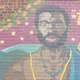 The 2009 “Harlem River” mural, depicting Jan Rodrigues in Manhattan, New York City.
Photo Courtesy Creative Art Works